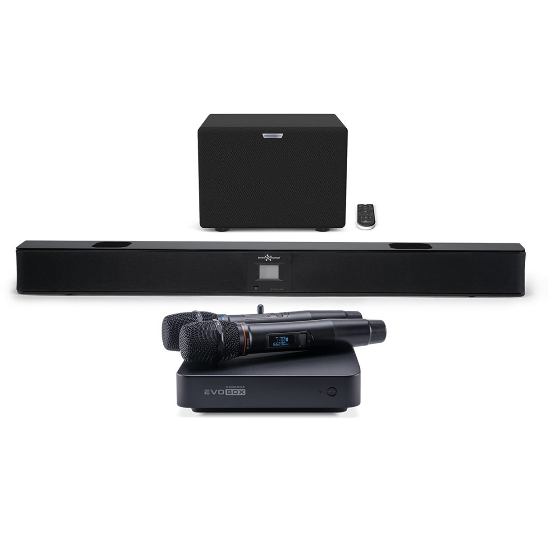 караоке-комплект EVOBOX Plus + EvoSound Bar (саундбар с караоке) в Печорах