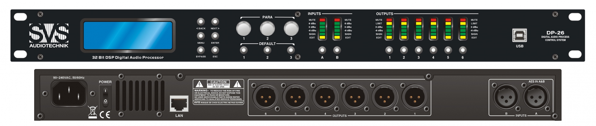 SVS Audiotechnik DP-26 Цифровой процессор: 2 входа 6 выходов в Печорах