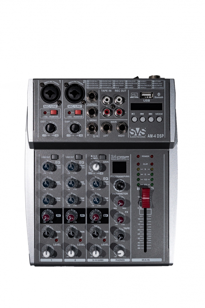 SVS Audiotechnik mixers AM-4 DSP Аналоговый микшерный пульт, 4-канала в Печорах