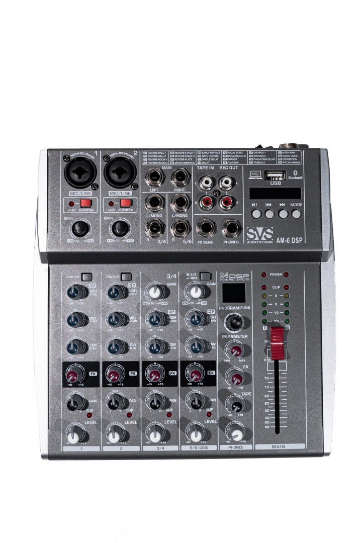 SVS Audiotechnik mixers AM-6 DSP Микшерный пульт аналоговый, 6-канальный SVS Audiotechnik mixers в Печорах